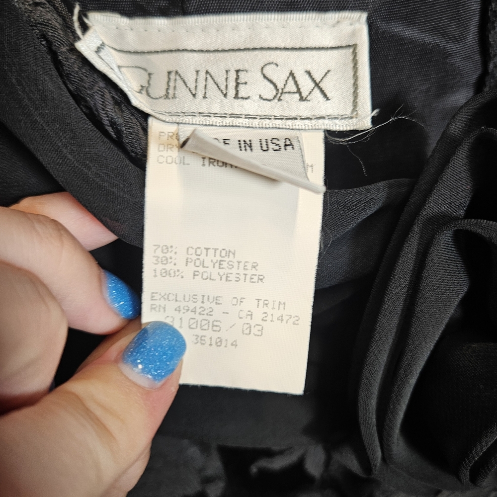 Vintage Gunne Sax 80s flare rosette dress - Picture 8 of 13
